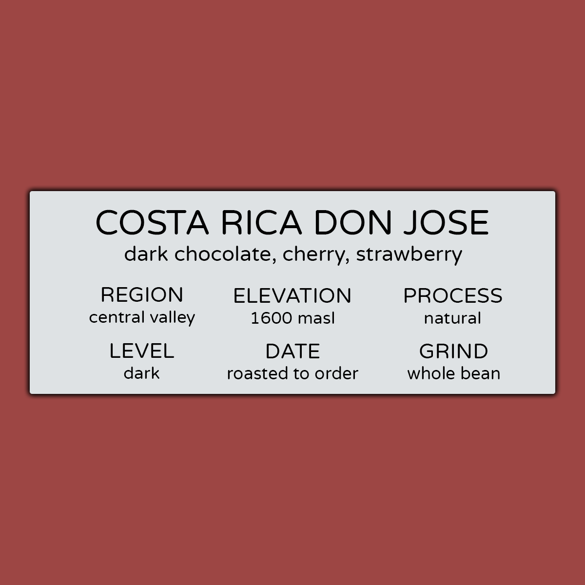 COSTA RICA DON JOSE