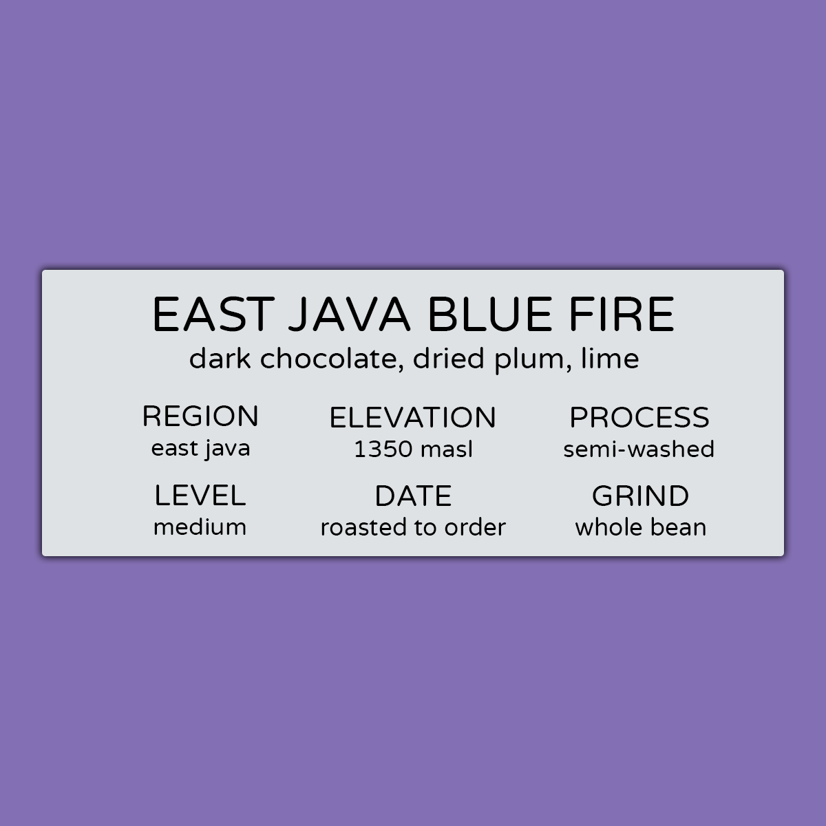 EAST JAVA BLUE FIRE