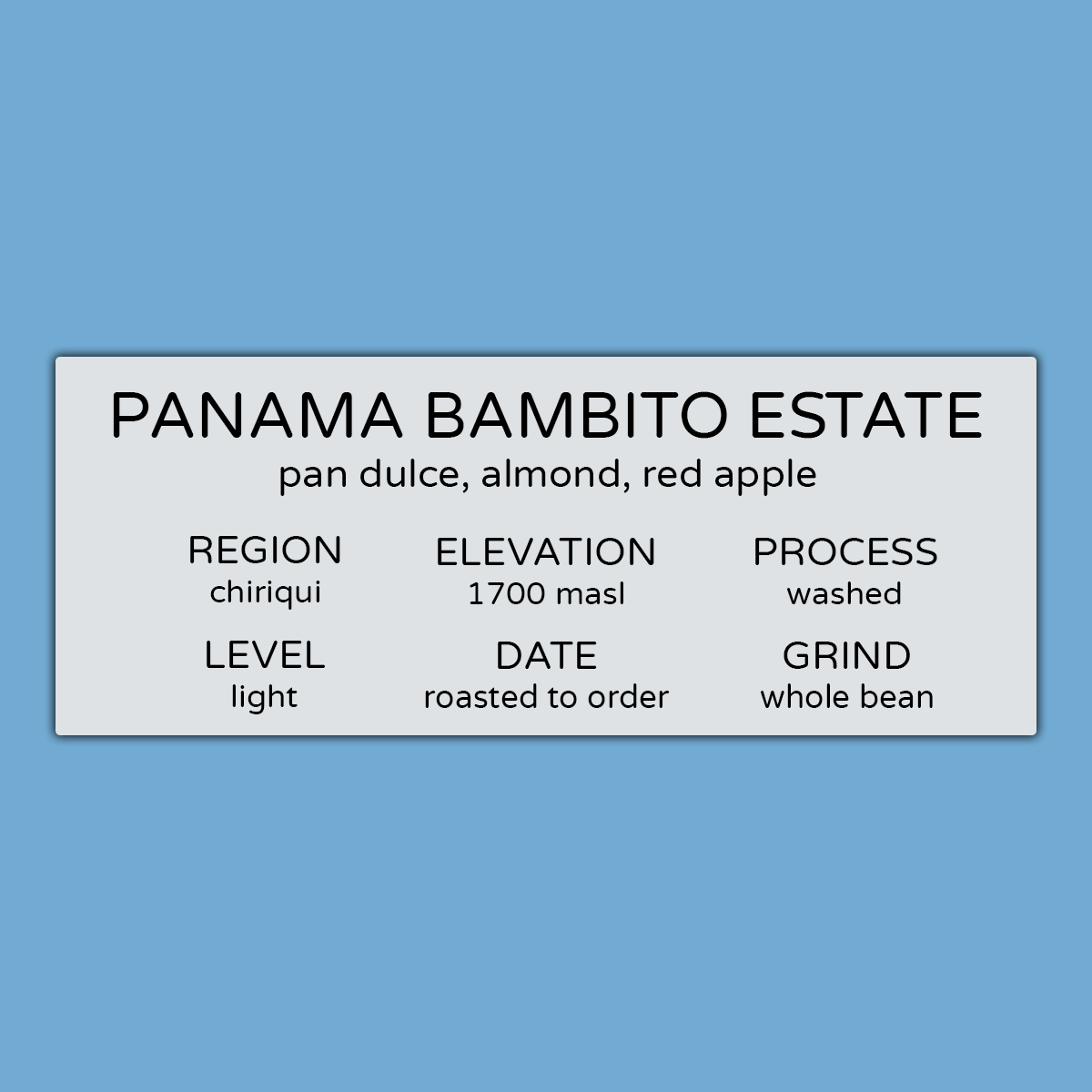 PANAMA BAMBITO ESTATE