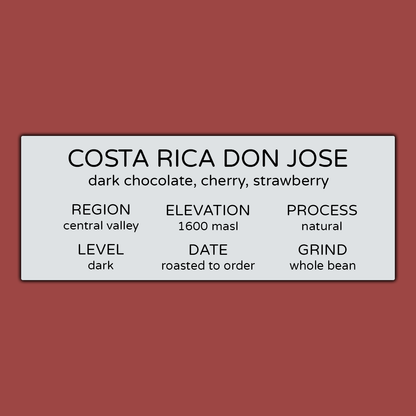 COSTA RICA DON JOSE