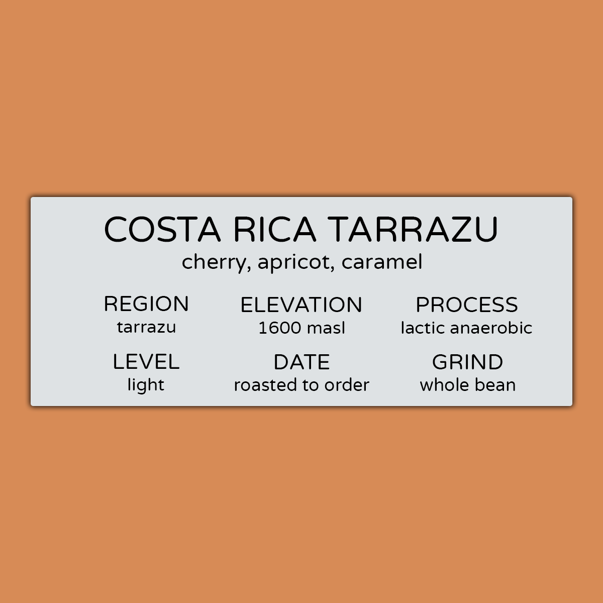 COSTA RICA TARRAZU