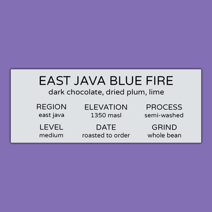EAST JAVA BLUE FIRE