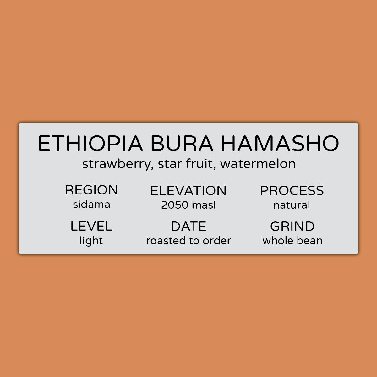 ETHIOPIA BURA HAMASHO